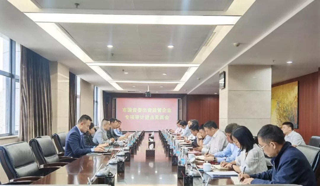 涂建平、章勇參加市國資委出資監(jiān)管企業(yè)專項審計進點見面會